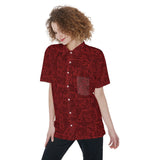 RP-Women's Short Sleeve Shirt With Pocket