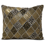 Black Gold Rapsody Pillow Cover