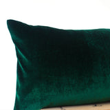 Emerald Green Lush Velvet Pillow Cover