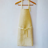 Burlap full kitchen apron for women and men