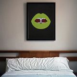 Chill Pill Beaded Pop-Art Wall Decor