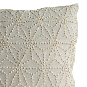 Asa no Ha Oatmeal Linen Pillow