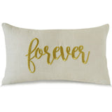 Forever Throw Pillows Valentines Day Gift Linen Pillow Cover