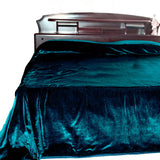 Custom Listing For Jayde - Teal Velvet Duvet Cover and 2 Shams