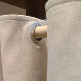 Herringbone Wool Curtains With Grommets