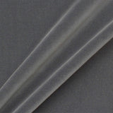 Gray Cotton Velvet Curtain