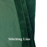 Emerald Green Velvet Curtain