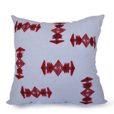 Handcrafted Arrow Throw Pillow Cover Bohemian Pillow Tribal Pillow Arrow Head Embroidered Gift