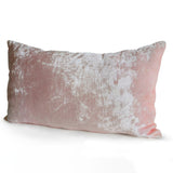 Blush Pink Velvet Throw Pillow Cover