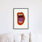 Beaded Shout Out Pop-Art Wall Decor