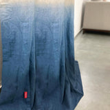 Blue Ombre Linen Curtain