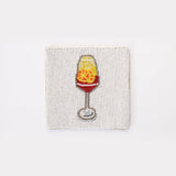 Beaded Drink Coaster, Set of 5 Coasters