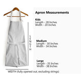 Custom Cooking Apron For Women With Leather Straps