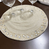 Ivory Beaded Placemats