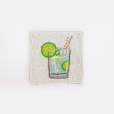 Beaded Drink Coaster, Set of 5 Coasters