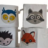 Animal Motif Fabric Storage Bin