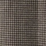 Brown Houndstooth Wool Curtain