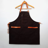 Custom Cooking Apron For Women With Leather Straps