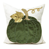 Green Pumpkin Pillow Case