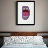 Beaded Shout Out Pop-Art Wall Decor