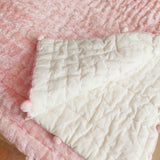 Blush Pink Velvet Quilt