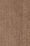 Gray Chevron Leather Tab Wool Curtain