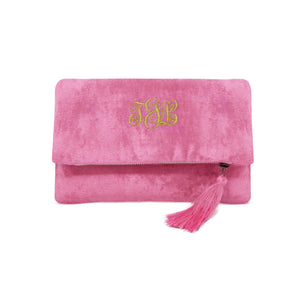 Bubblegum Pink Foldover Bag