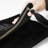 Customized Black Velvet Purse