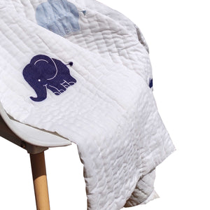 Elephant Quilt For Kids and Toddlers