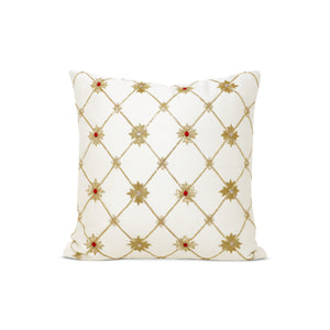 Gilded Elegance Christmas Pillow Cover