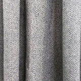 Gray Chevron Herringbone Curtains