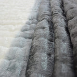 Gray Ombre Velvet Quilt