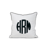 Applique Monogram Pillow Cover