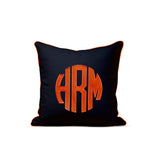 Applique Monogram Pillow Cover