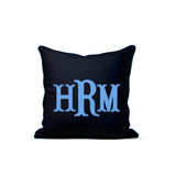 Applique Monogram Pillow Cover