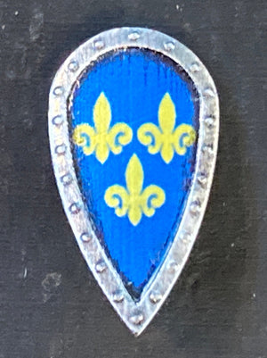 Custom French Kite Shield (in Oxidized Iron)