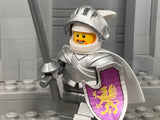 Custom Classic Jousting Knight in Shining Armor w/NEW Visor Prototype!  (In Metallic Silver)