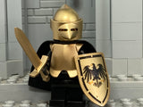 German Knight w/Bascinet & (in Metallic GOLD)