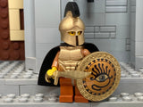 Greek Hoplite Warrior w/Custom Corinthian Helm, Shield, Cuirass, & Kopis!