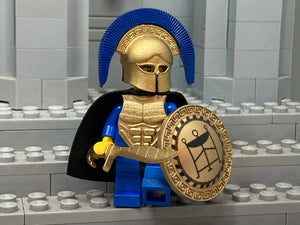 Greek Hoplite Warrior w/Custom Corinthian Helm, Shield, Cuirass, & Kopis!