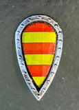 Custom German Oldenburg House Kite Shield (in Oxidized Iron)