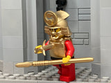 Custom Japanese Samurai Warrior (In 18K Metallic Gold)