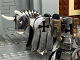 Heavy Cavalry Teutonic Crusader w/Trusty Steed! (In Oxidized Iron)