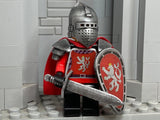 Bohemian Knight with NEWLY Designed Torso + Shield! (in Oxidized Iron)