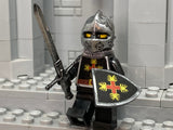 Hungarian Order of the Dragon Crusader Knight w/Custom Aventail & Armet! (Oxidized Iron)