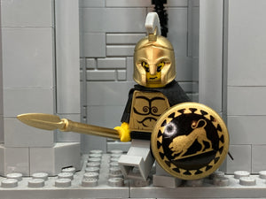 Custom Greek Hoplite Warrior (In 18K Metallic Gold)