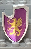 Custom Tournament Jousting Shield #3 (in Metallic Silver)