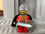 Classic Knight w/Bascinet & LBA Weapon (In Metallic SILVER)