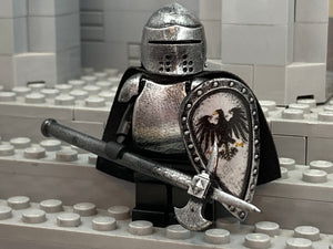 German 'Destroyer' Knight w/Latest Custom Wenzel Bascinet, Armor & Poleaxe!