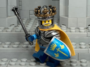 French KING w/Custom Crown & LBA Shield + Mace! (in IRON)